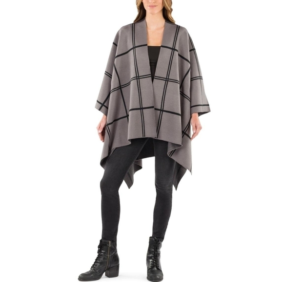 Patricia Nash Plaid Cape - Picture 4 of 8